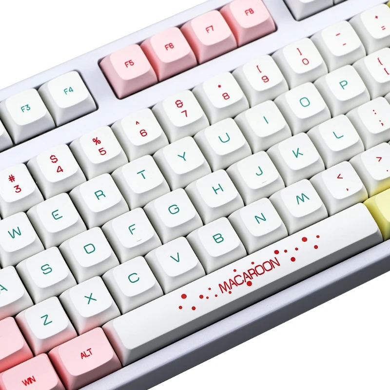 

146 Keys XDA Profile PBT Macaron Keycaps DYE Sublimation 2.25U 2U 1.5U GH60 GK61