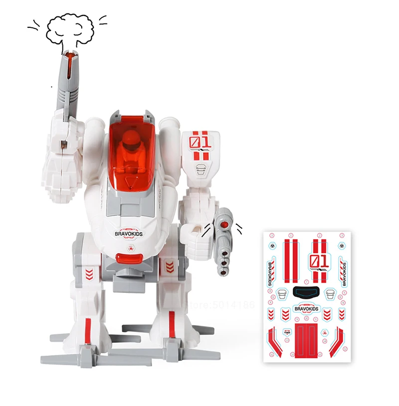 XIAOMI MIJIA Bravokids Робот Детская самодельная игрушка набор модель воина фигурка строительные блоки сборная игрушка мальчик девочка подарок