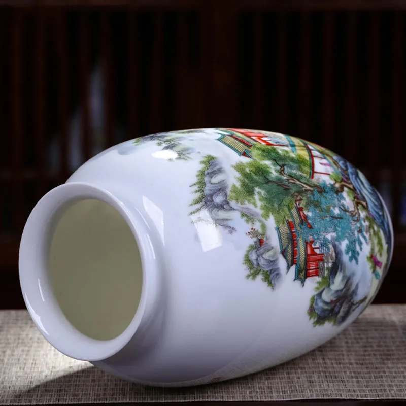 Ваза Цзиндэчжэнь керамика традиционный планшетовый ландшафт для гостиной