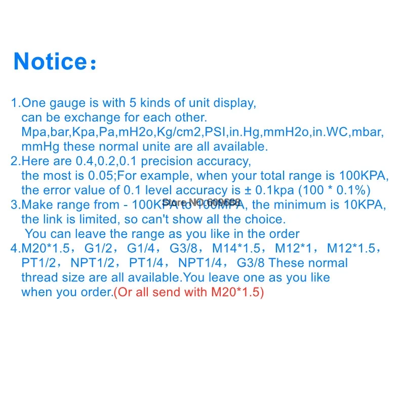 Измеритель давления из нержавеющей стали диаметр 60 мм 80 100 мм|Манометры| |