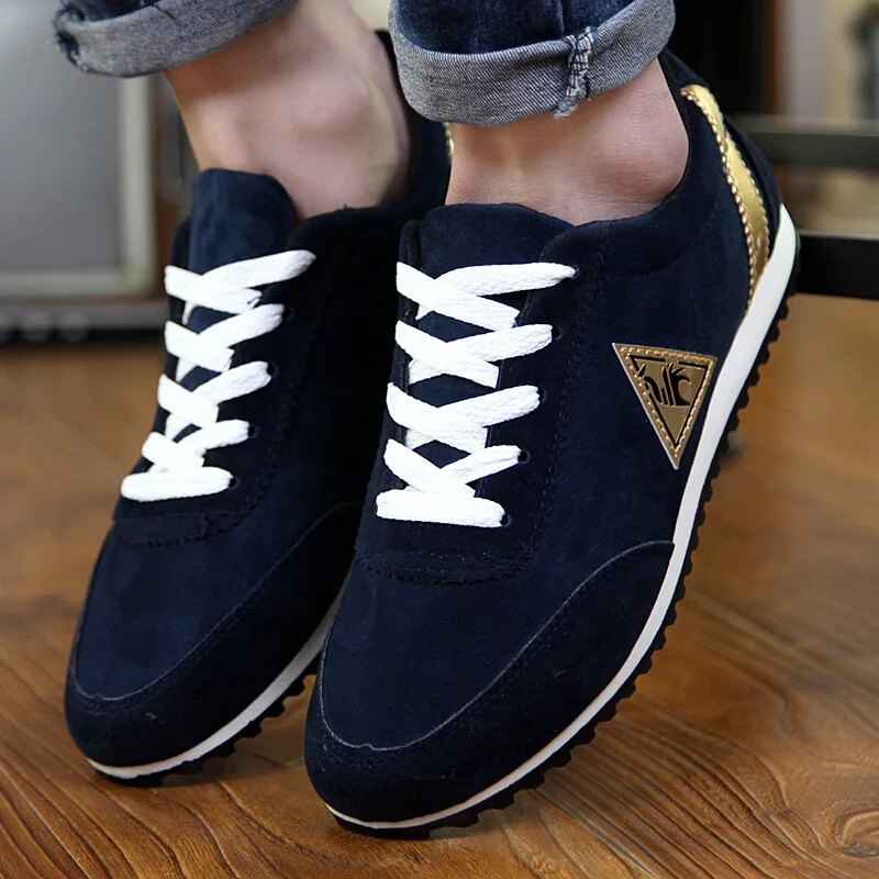 

Men's Casual Shoes Sneakers Breathable Lace-up Non-slip 2018 Autumn Winter Leisure Fashion Classic Work Out Men High Quality