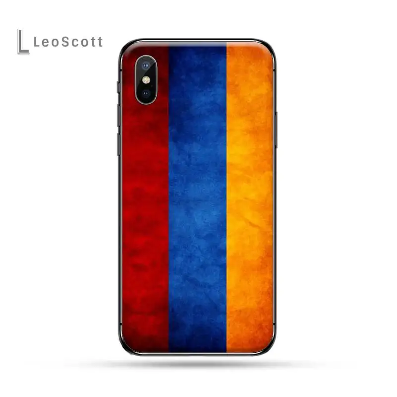 

Armenia National flag Phone Case for iPhone 11 12 mini pro XS MAX 8 7 6 6S Plus X 5S SE 2020 XR