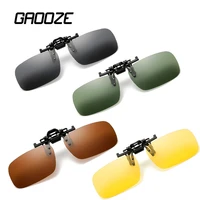 gaooze night vision polarized clip on sunglasses eyewear clip glasses for fishing night driving polarizing lens clips lxd309