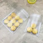 100pc Прозрачный матовый чехол из полиуретана с открытыми порами в белый горошек для девочек, пластиковый мешок для подарков на Рождество, день рождения, вечерние Свадебные обручальные кольца печенья конфеты упаковывая мешок