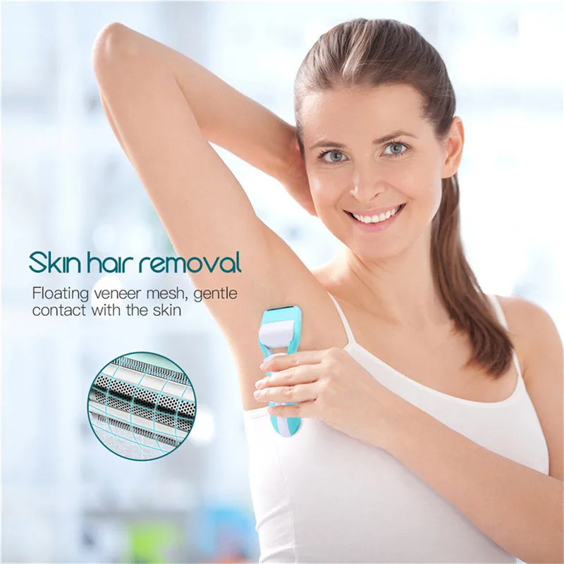 Перезаряжаемый женский эпилятор 3 в 1 с функциями удаление волос триммер для