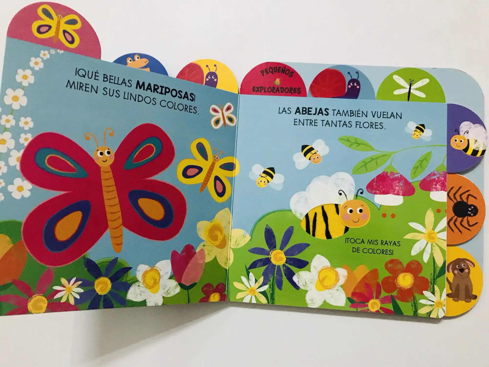 Книга с животными для обучения чтению детская развивающая картонная книга