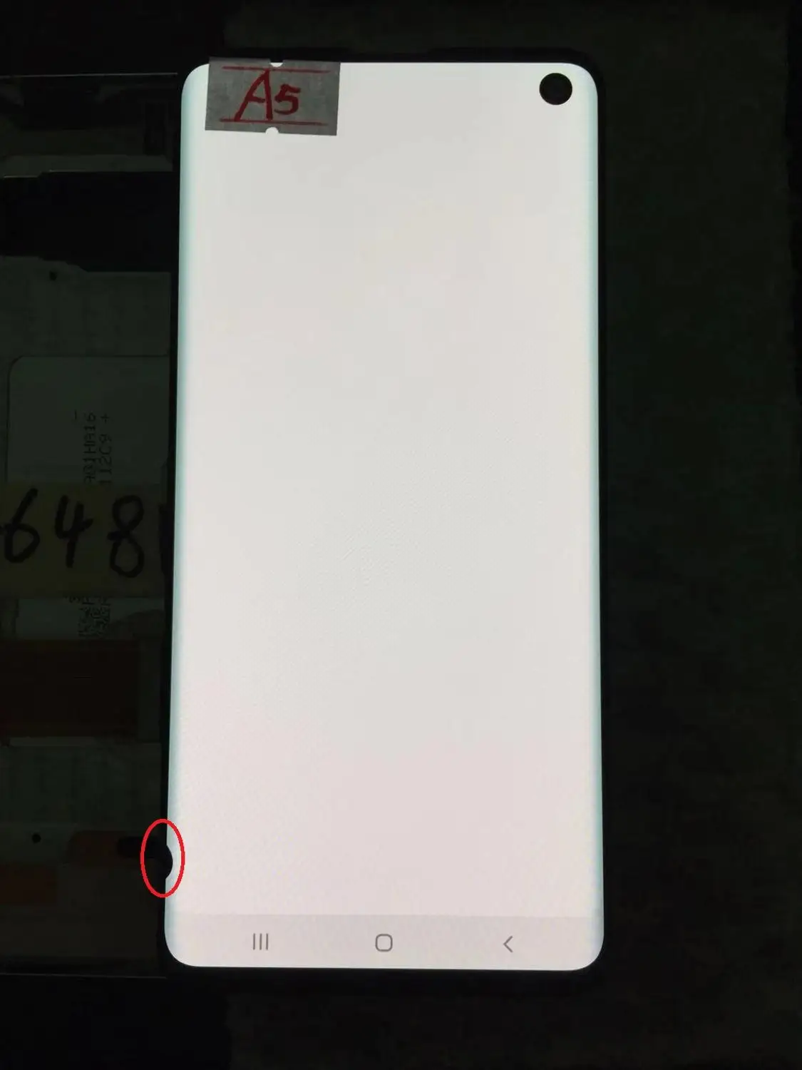 NO.A5 AMOLED экран с черными точками для samsung Galaxy S10 G973U G973F G973A G973V ЖК-дисплей сенсорный экран в сборе - Цвет: NO.A5