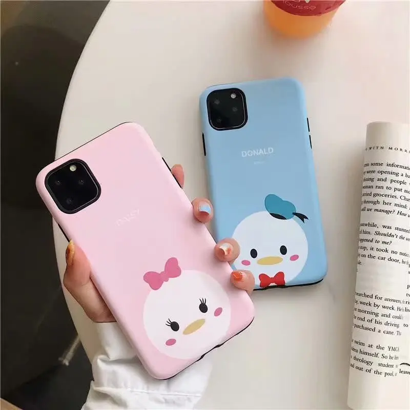 Милый чехол с мультяшным медведем, Кроликом, уткой для iphone 7, 8, 6, 6s PLUS, мягкий силиконовый чехол, задняя крышка для iphone X, XS, MAX, XR, 11 pro, max, Новинка