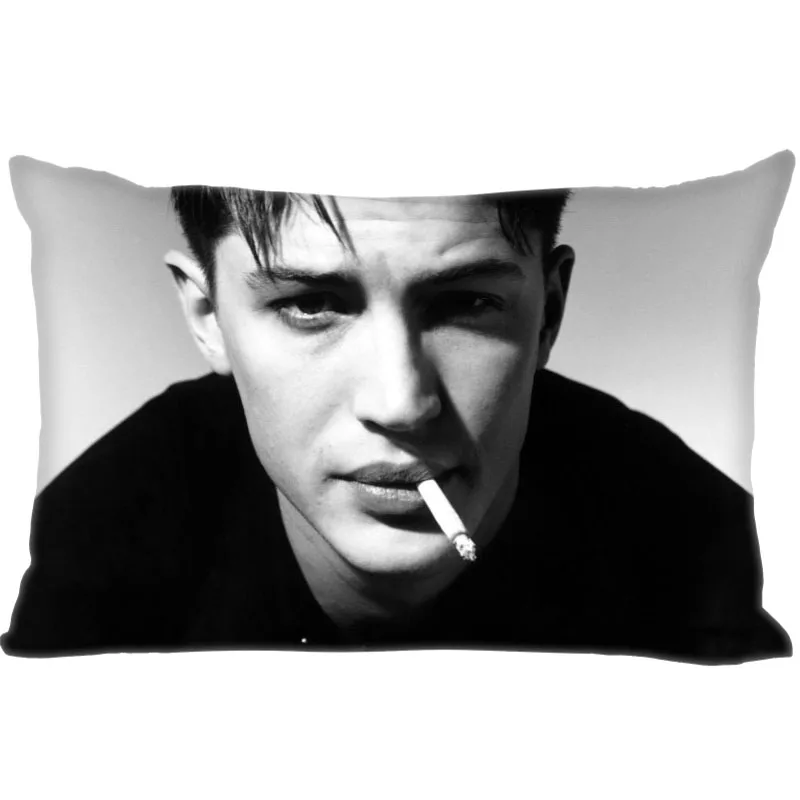 

Custom Tom Hardy Pillowcase Rectangle Zipper Polyester Cotton Pillow Cover Size 35X45cm (One Sides)