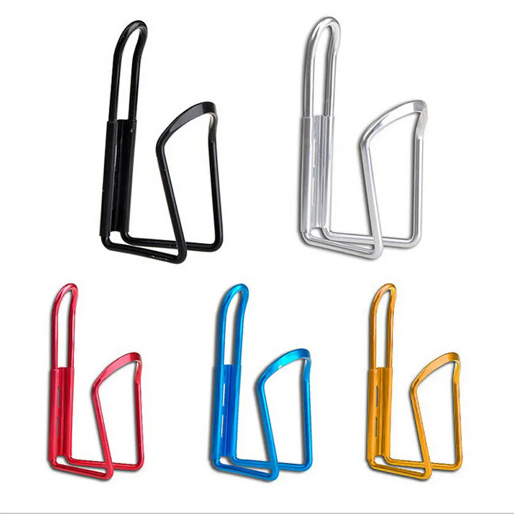 

New Aluminum Alloy Bike Bicycle Cycling Drink Water Bottle Rack Holder Cage Bottle Cage 2021