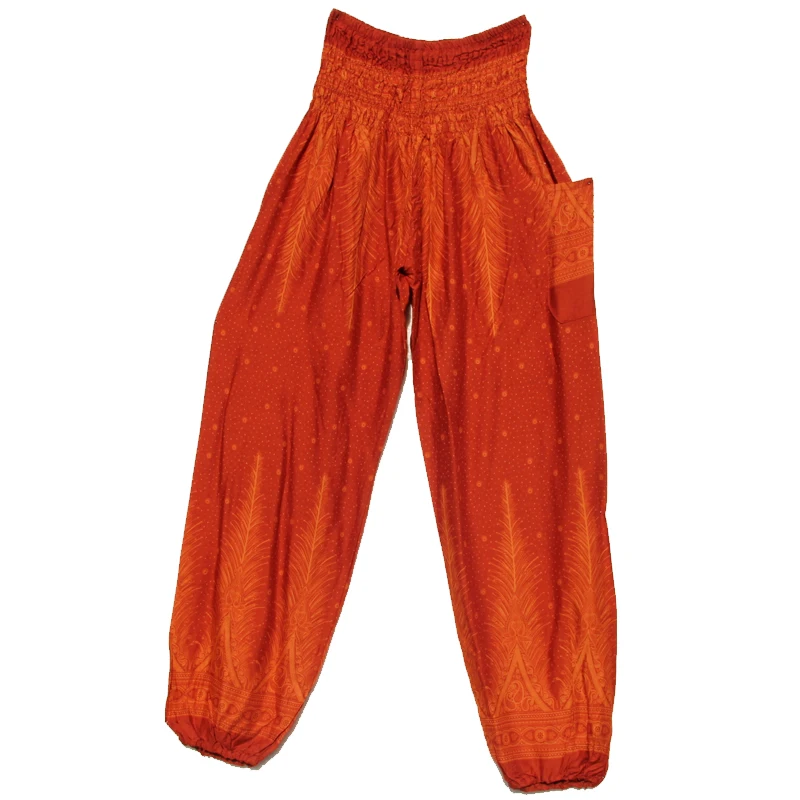 

JIGERJOGER брюки женские шаровары кирпичные красные хиппи брюки 100% вискоза женские шаровары пляжные брюки джоггеры Прямая поставка