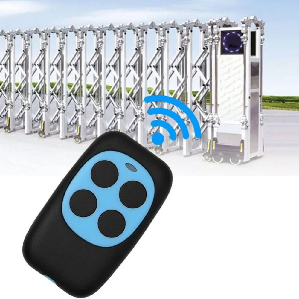 433 МГц Управление; Красочные электрические гаражные двери дистанционного Управление брелок клонирование Cloner 4 клавиши ворота Управление;
