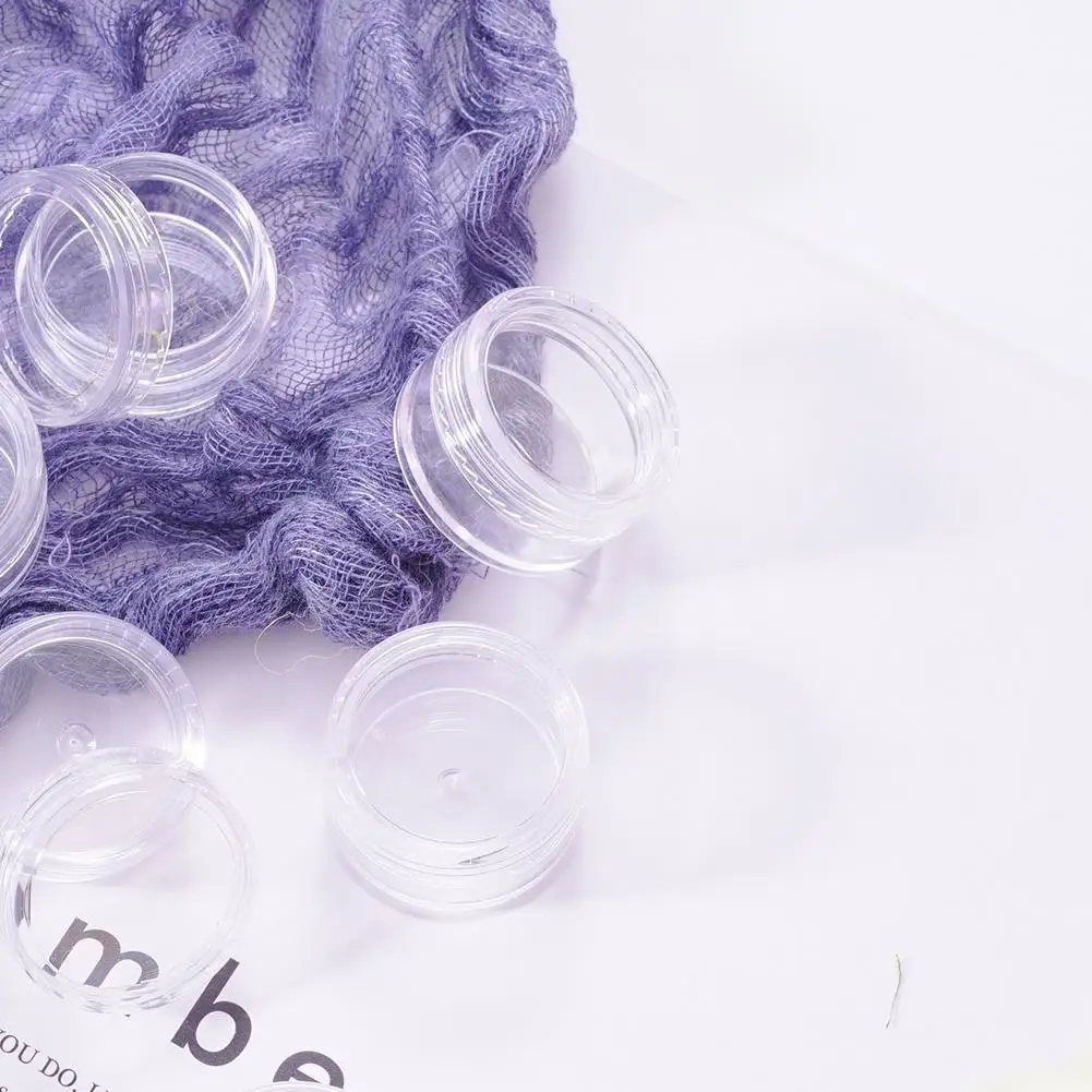 10 шт./лот оптовая продажа пластиковая мини-баночка для крема 5 мл пустая