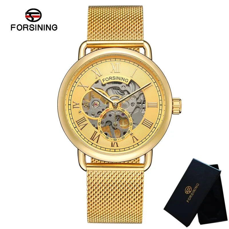 FORSINING мужские наручные часы военные спортивные лучший бренд класса люкс из