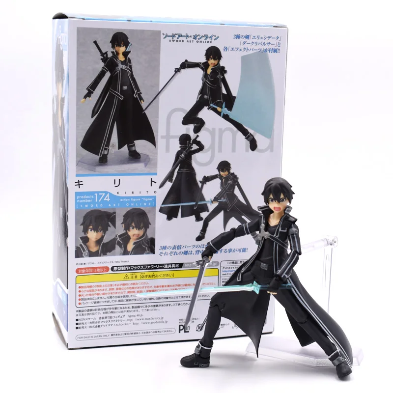 Каблук 15 см обувь для вечеринки в Стиле косплей Sword Art Online фигурку SAO Kirito Figma 174