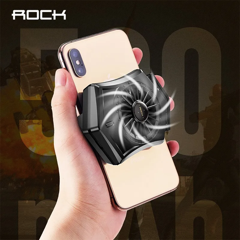 Рок мобильный кулер для телефона для iPhone Xs Max X Выдвижная охлаждающая подставка для телефона для samsung Xiaomi игровой Радиатор адаптер