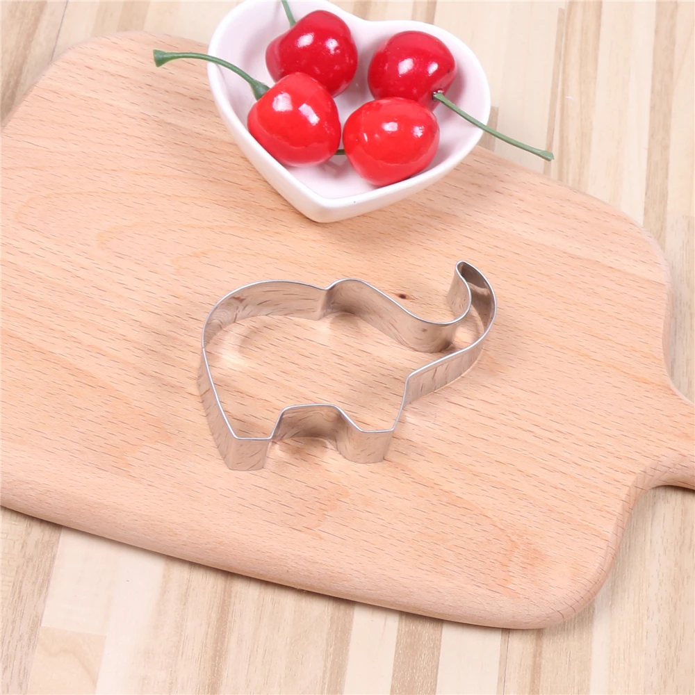 

1pc Animal Elephant Shape Confectionary Biscuit Cookie Cutters Cake Decorating Tools Candy Sugar Craft Chocolate Baking Molds