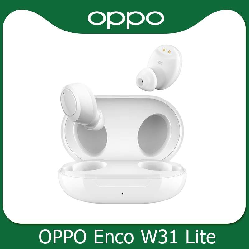 OPPO Enco W31 Lite беспроводные наушники TWS Bluetooth 5 0 улучшенные басы IP55
