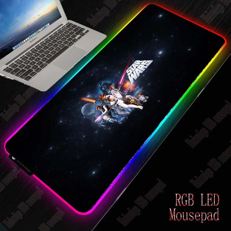 Yuzuoan RGB Звездные Войны Логотип Экстра большой комфорт скоростная игровая