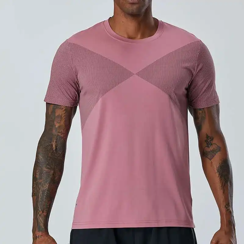 

Men's Running T-Shirts Quick Dry Compression Sport T-Shirts Fitness Gym Running Shirts Soccer Shirts Men's
