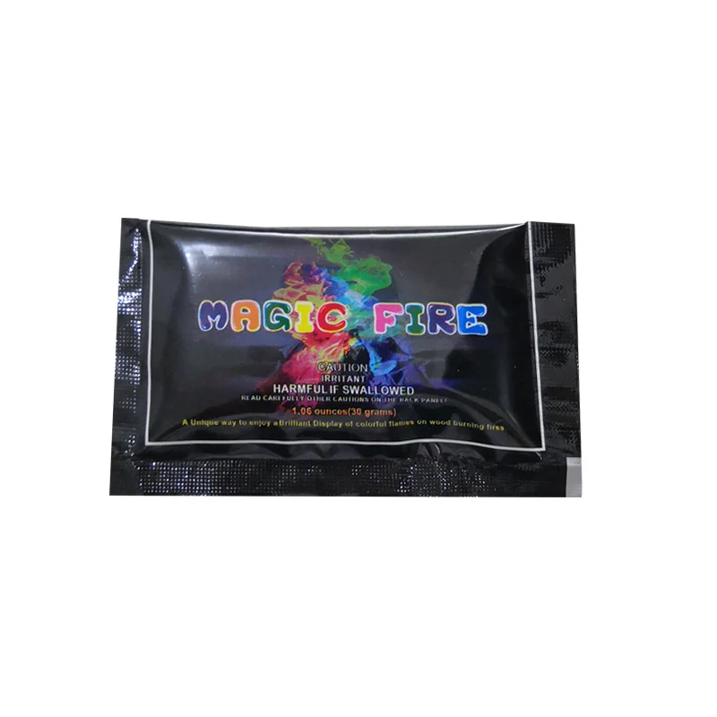 

Mystical Fire Magic 10g/15g/25g Colorful Flames Powder Bonfire Sachets Pyrotechnics Magic Trick Outdoor Camping Hiking Survival