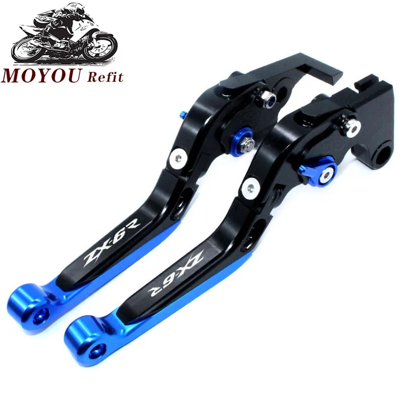 

For KAWASAKI NINJA ZX-6R ZX6R ZX 6R ZX636 2007-2016 2015 2014 Motorcycle CNC Adjustable Folding Extendable Brake Clutch Levers