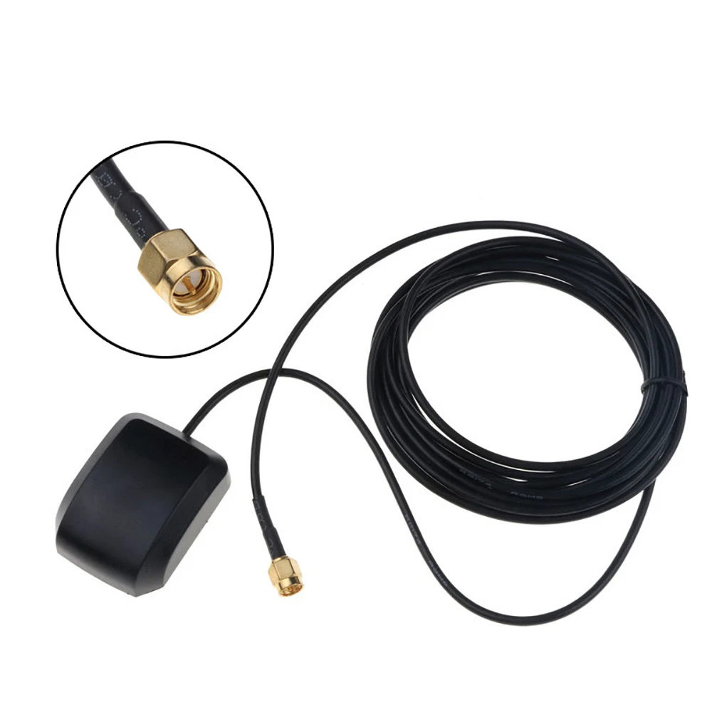 

Car GPS Receiver SMA Conector 3M Cable GPS Antenna Car Auto Aerial Adapter For DVD Navigation Night Vision Camera Player