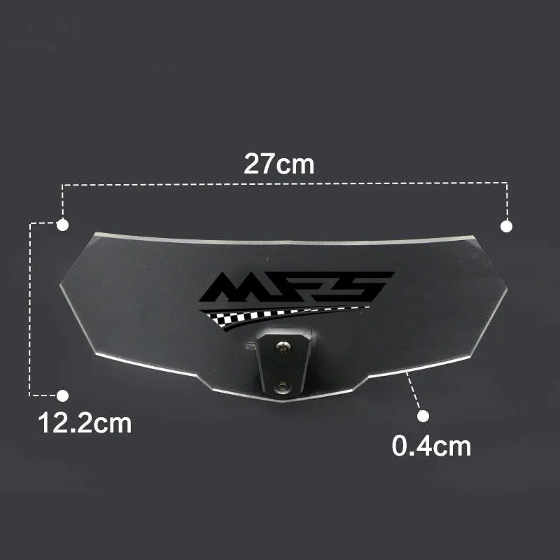 Ветровое стекло MFS для мотоцикла Универсальная регулируемая циркуляция воздуха