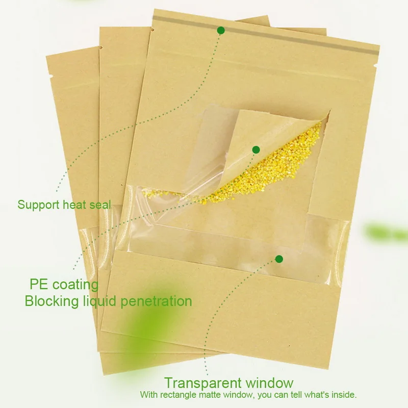 50 шт. пакеты из крафт бумаги для подарков конфет|Подарочные сумки и упаковка| |