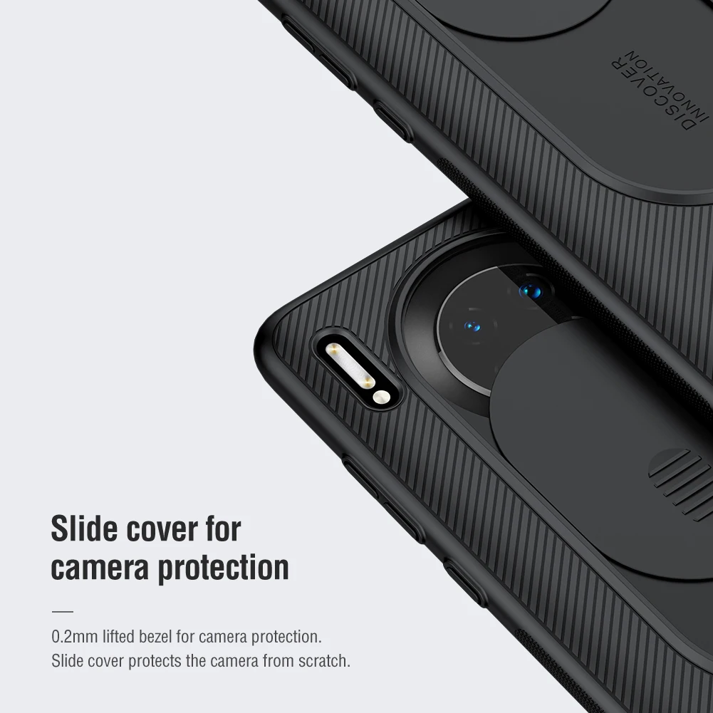 Чехол Nillkin CamShield для huawei mate 30 PC черный зеркальный чехол телефона | Мобильные