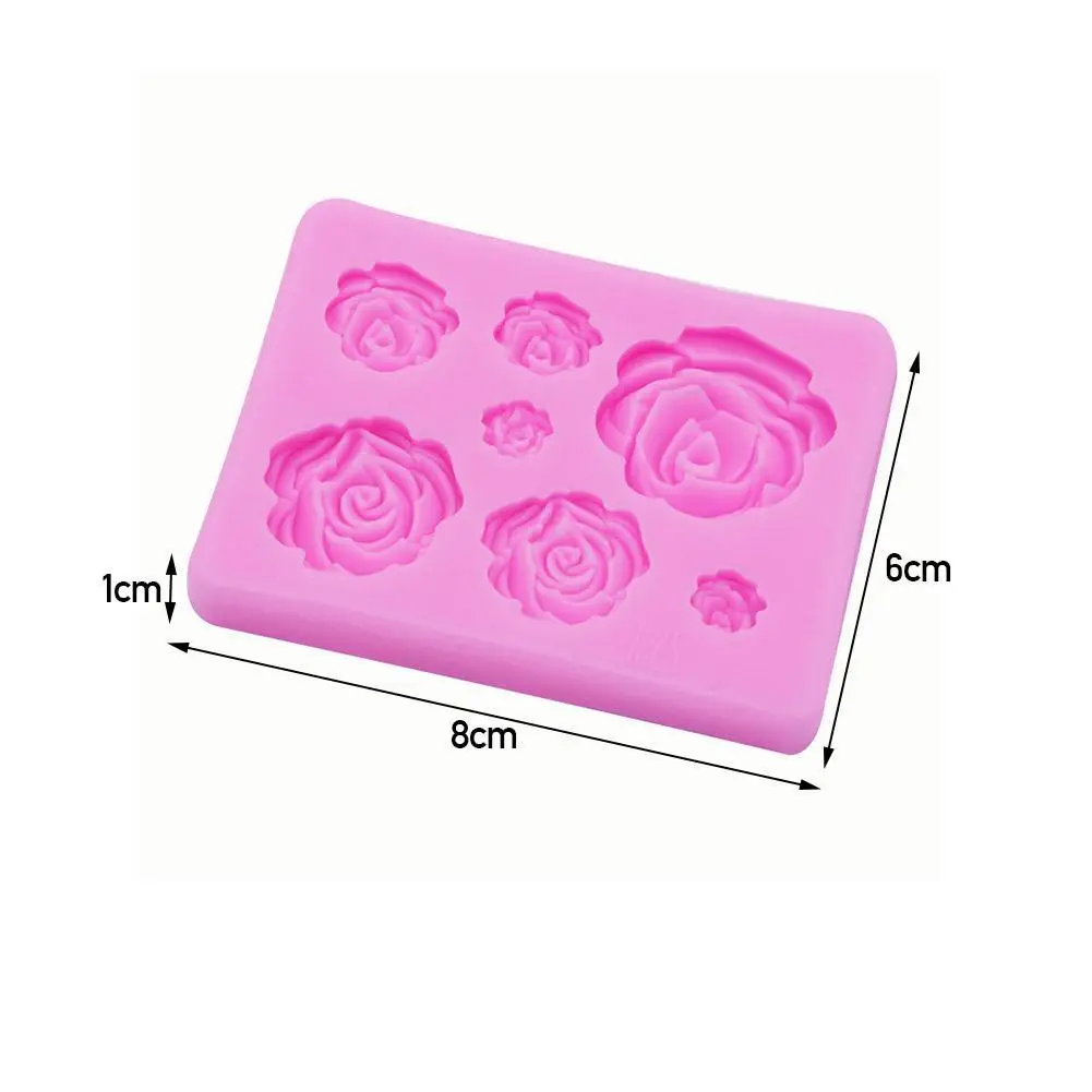 

2021 Rose Mold DIY Flower Baking Silicone Cake Decorating Chocolate Fondant Cookies Tool Sugarcraft Mould Kitche Pastry Bis A9Q6