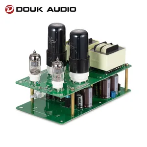 Douk Audio HiFi 6P6P ламповый усилитель стерео несимметричный класс A настольный аудио усилитель мощности DIY