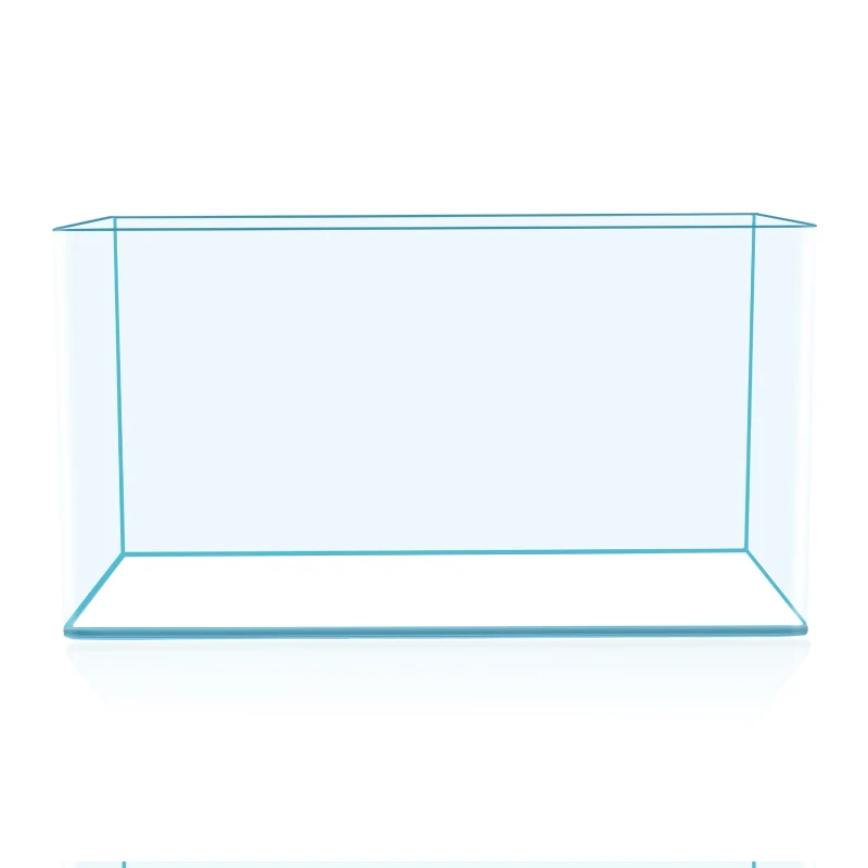 

Household Goldfish Fighting Fish Glass Small And Medium Fish Tank Living Room Balcony Desktop Hot Curved Transparent Landscaping
