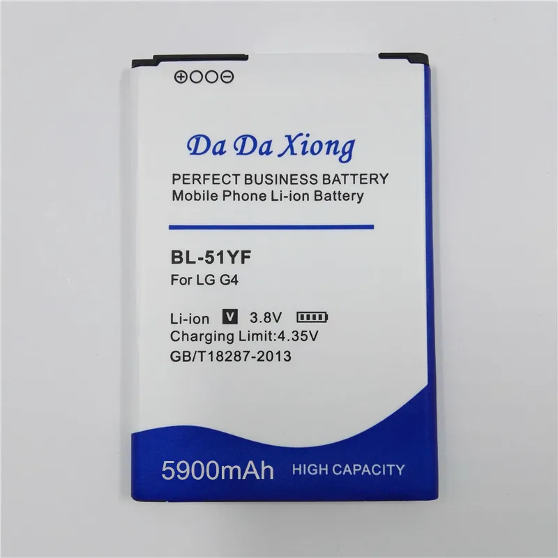 5900 мА/ч, BL-51YF/BL-51YH Батарея для LG G4 H815 H818 H819 VS999 F500 F500S F500K F500L H811 V32 замена батареи
