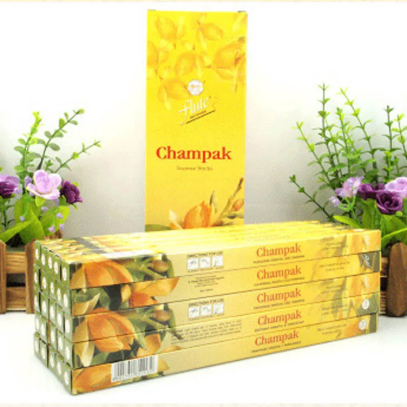 Champak Флейта 200 палочки/коробка мульти-стиль индийский Ладан палочки аромат палочки ручной работы Домашний Аромат Frank благовония шалфея палочки - Аромат: Champak