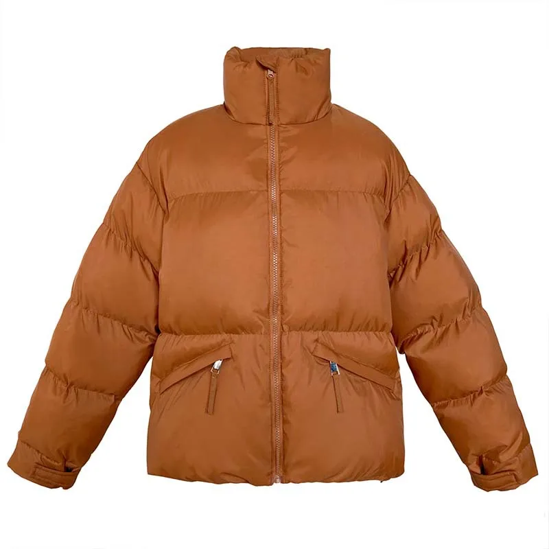 

Down Jacket Down Cotton Jacket Women's Short New Winter Thickened Korean Loose Cotton Padded Bread Jacket