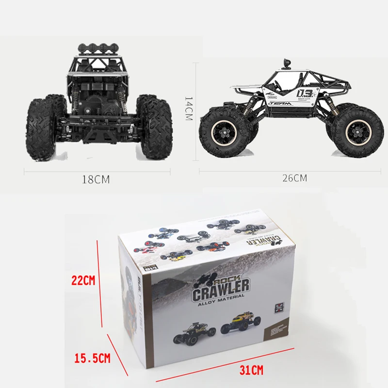 1:16 RC автомобиль восхождения привод Bigfoot дистанционное управление Модель