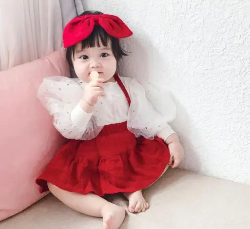 5 шт./лот рубашки для маленьких девочек детская одежда топы с длинными рукавами и