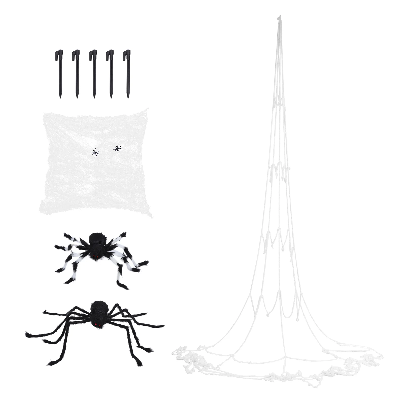 

4 шт., плюшевые игрушки в виде паука