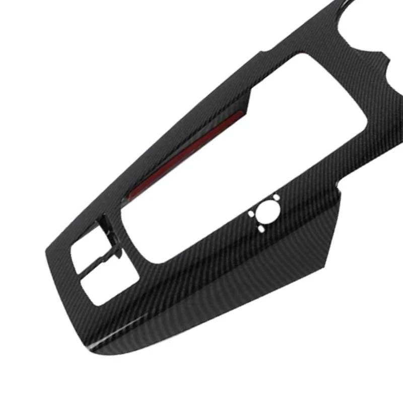 

Car Carbon Fiber ABS Center Console Gearshift Panel Decorative Trim For- A3 8V 2018 Water Cup Holder Frame