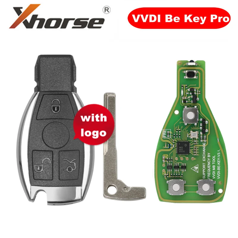 Корпус смарт-ключа XHORSE VVDI BE Key Pro с 3 кнопками логотипом | Автомобили и мотоциклы