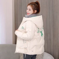 2020 winter parkas thicken jacket women short coats casual hooded coat female outwear slim cotton padded good quality
