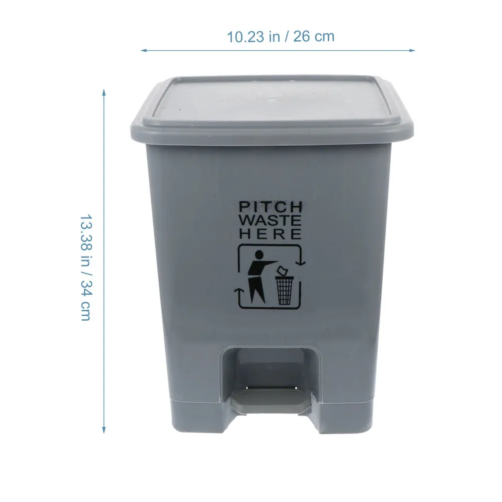 

1Pc Step Trash Can Durable Dustbin Room Trash Bin Home Waste Bin Holder
