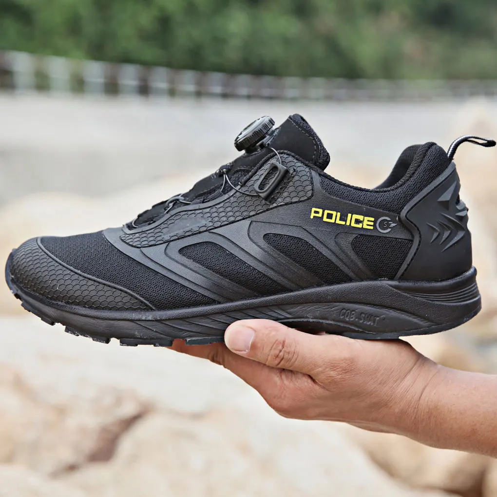 CQB.SWAT новые стильные летние мужские тактические черные ботинки на шнуровке Из