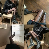 sexy pantyhose anime moon silk stockings cosplay costumes acc sexy fishnet tight fashion moon black white lolita mesh socks
