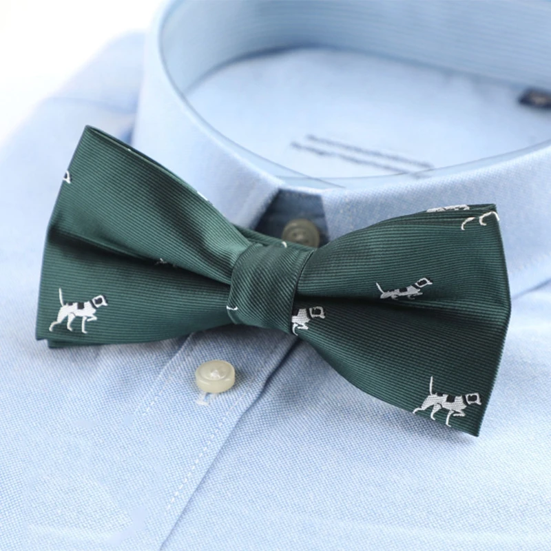 Pajarita para hombre, corbatas formales de negocios tejidas a mano, accesorios de vestir cl&aacute;sicos c&oacute;modos con textura de moda-3