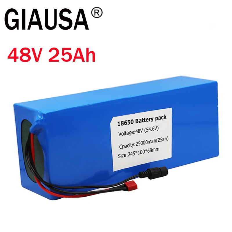 Батарея GIAUSA 48 в 25 Ач 13 s5p 18650 комплект литий ионный батарей для электродвигателя 500