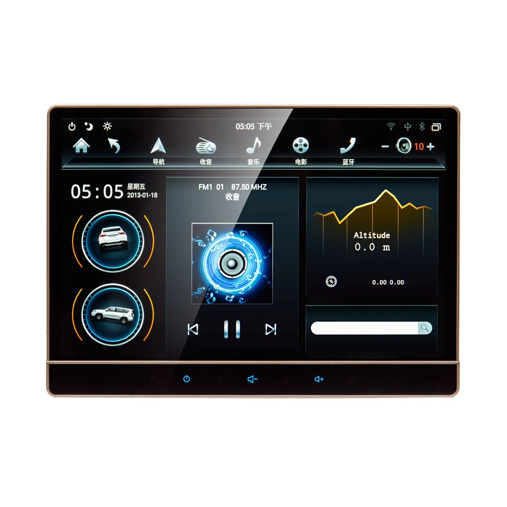 Новый золотой край Tesla DSP HDMI IPS Carplay автомобильный DVD плеер PX6 Android 9 0 4 Гб + 64 GPS радио