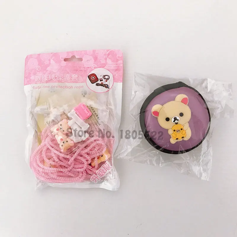 Набор защитных наклеек сделай сам для зарядного USB кабеля и наушников с намоткой