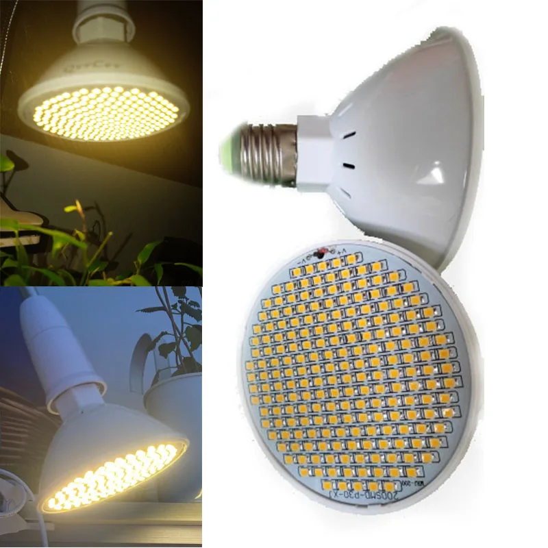 8w full spectrum 200 led plant grow light yellow fitolamp phytolamp indoor vegs cultivo growbox tent home room green house free global shipping